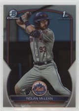 2023 Bowman Draft Chrome Refractor Nolan McLean #BDC-96 1ha9