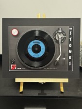 The Rolling Stones - Little By Little  7" Single Vinyl on Record Player Print