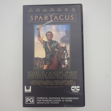 Spartacus VHS PG PAL Stanley Kubrick Kirk Douglas Laurence Olivier Jean Simmons