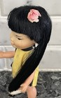 Vintage Remco Jan Pocketbook Doll w Case Silky hair w Flower Waving Arm Works! — photo 5