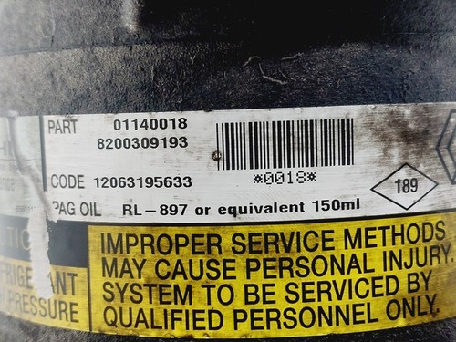 klimakompressor für RENAULT SCENIC II (JM) 8200309193 demip9250730