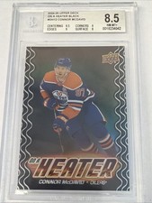 2024-25 Upper Deck Hockey Connor Mcdavid On A Heater Black Parallel BGS 8.5