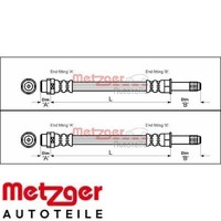2X Bremsschlauch Metzger 4110331 2 BremsschläUche Rechts Links Vorne