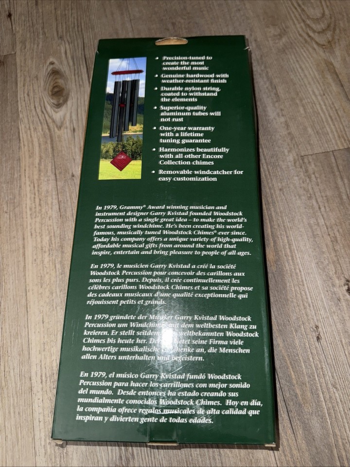Woodstock Chimes Encore Collection Chimes Of Pluto 27” Long Evergreen ...