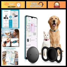 GPS Pet Tracker Collar - Android Smart Dog  Cat Locator, Anti-Lost Mini Tag, 1