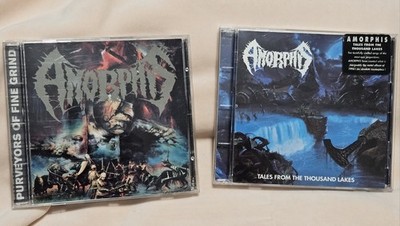AMORPHIS -Karelian & Tales -2 Cd Lot Doom Death Prog Metal 1992/94 SEE PICS!