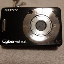 Sony Cyber-shot DSC-W50 6.0MP Digital Camera - Silver for sale