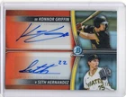 2025 Bowman Draft Konnor Griffin/Seth Hernandez Dual Auto Orange Refractor /25