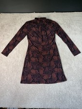 Tommy Hilfiger Women’s Paisley Mock-Neck Dress Size 4 EUC