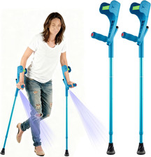 Forearm Crutches for Adults Foldable Knee Patients Mobility Aids for Childre and