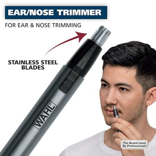Wahl Micro Groomsman Akku-Personentrimmer für hygienisches Nickel/Schwarz - Bild 4 von 9