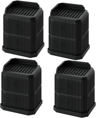 4 Pack Stackable Treadmill Incline Riser Blocks, Height Lift for Leveling & Uphi