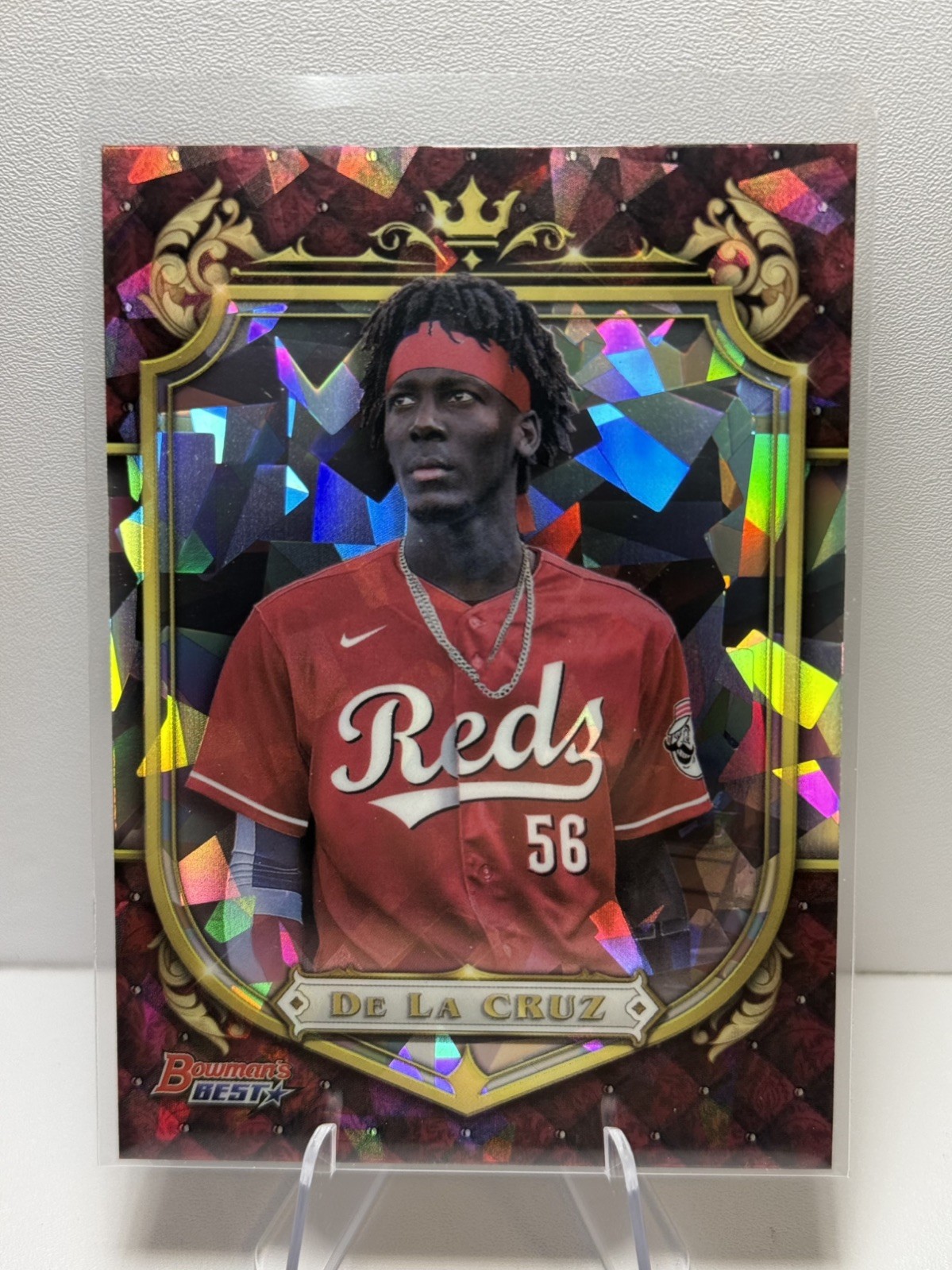 2022 Bowman's Best Elly De La Cruz Prospective Royalty Atomic Refractor #PR-6