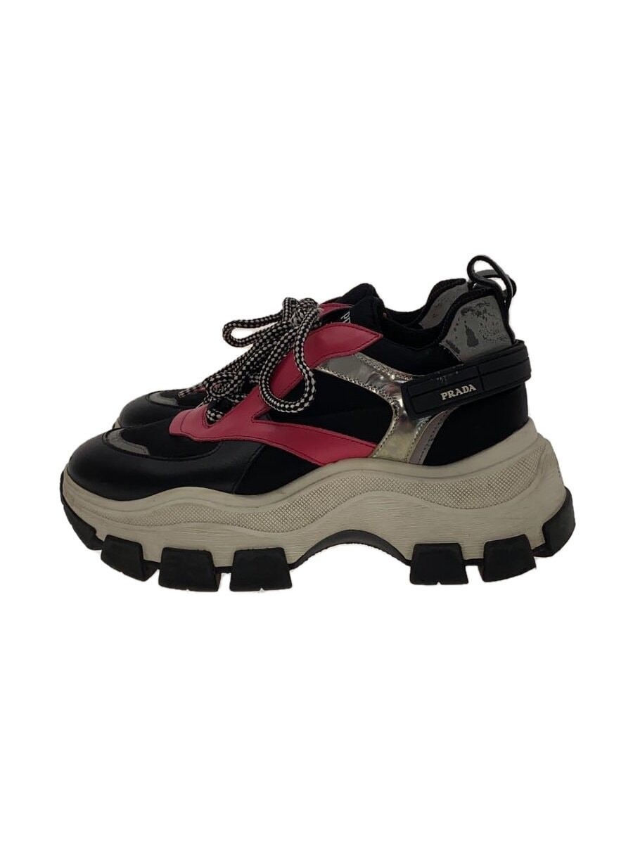 PRADA Low-Cut Black Sneakers Size 39