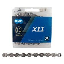 KMC X11 EPT Chain   11-Speed, 116 Links, Gray, Durable  Rust-Resistant