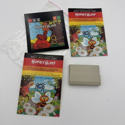 Texas Instruments TI-99/4A Honey Hunt Milton Bradley Speech Cartridge 2 Manuals