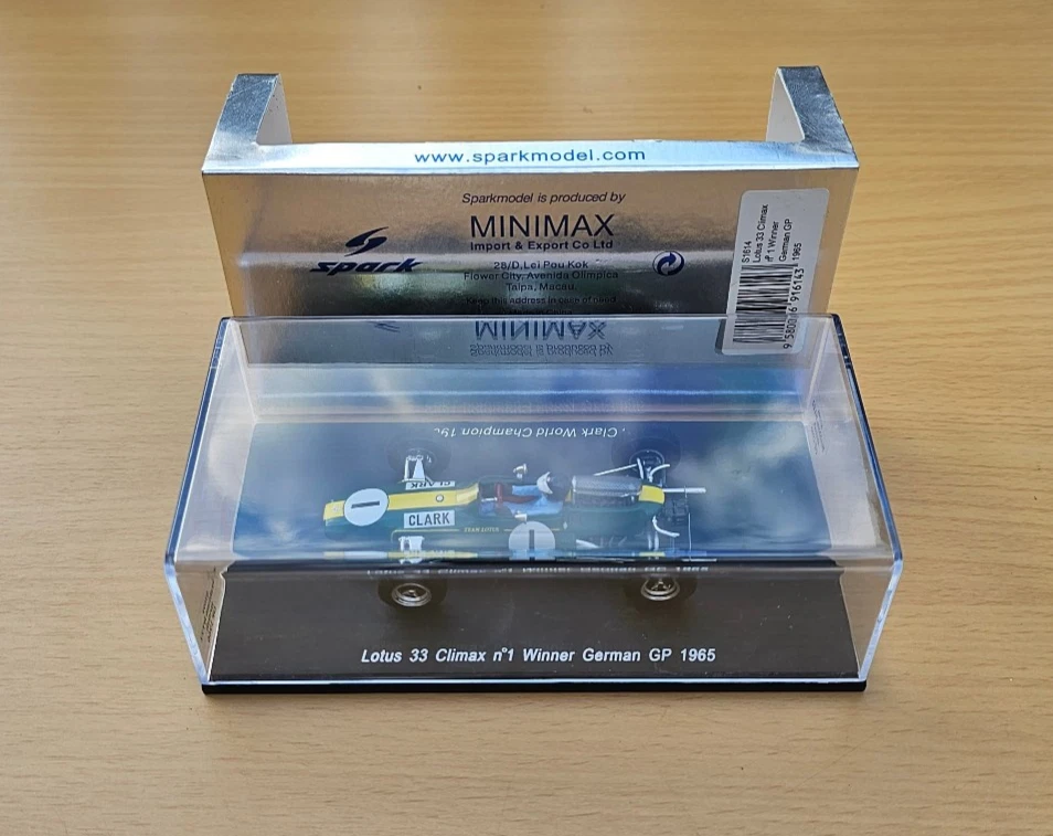 Lotus 33 Climax Winner German GP 1965 Jim Clark World Champion 1965 1:43 Spark - Bild 3 von 4