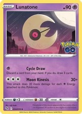 Lunatone - 034/078 - Uncommon (Near Mint) Pokemon Go - Psychic Pokémon