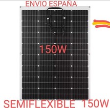 PANEL PLACA SOLAR 150W SEMI FLEXIBLE 12V MONOCRISTALINO ENTREGA48H 50W 130W 100W