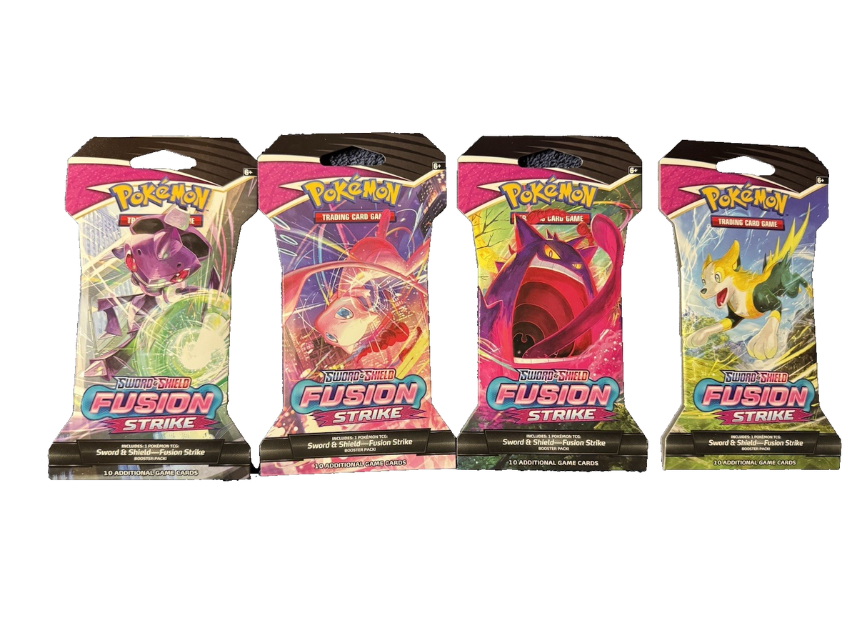 pokemon sword & shield fusion strike sleeved booster pack Pokemon Fusion Strike Sleeved Booster Pack (12 packs a lot) main image 0