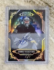 2020-21 Stature Hockey - Andrei Vasilevskiy Black Stature Color Match Auto 1/1