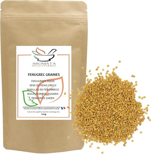 Graine De Fenugrec Naturelle - 200 G - Neuf - Sans Marque - Idéal Pour Cuisine Bien-être