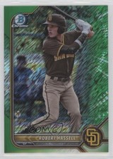 2022 Bowman Chrome Green Shimmer Refractor 61/99 Robert Hassell III 16mf