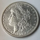 1878 Morgan Silver Dollar AU Condition Bright Look Amazing Detail 90% Silver