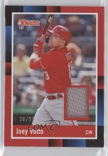 2022 Panini Donruss Retro 1988 Materials Red 30/99 Joey Votto #R88M-JV 0s23
