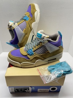 Air Jordan 4 Retro SP Union LA Desert Moss Sneakers DJ5718-300 - Size 5.5M