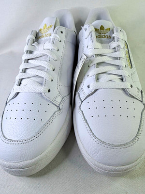 adidas Continental 80 White/Gold Leather Sneakers US 9 MPN EG5663