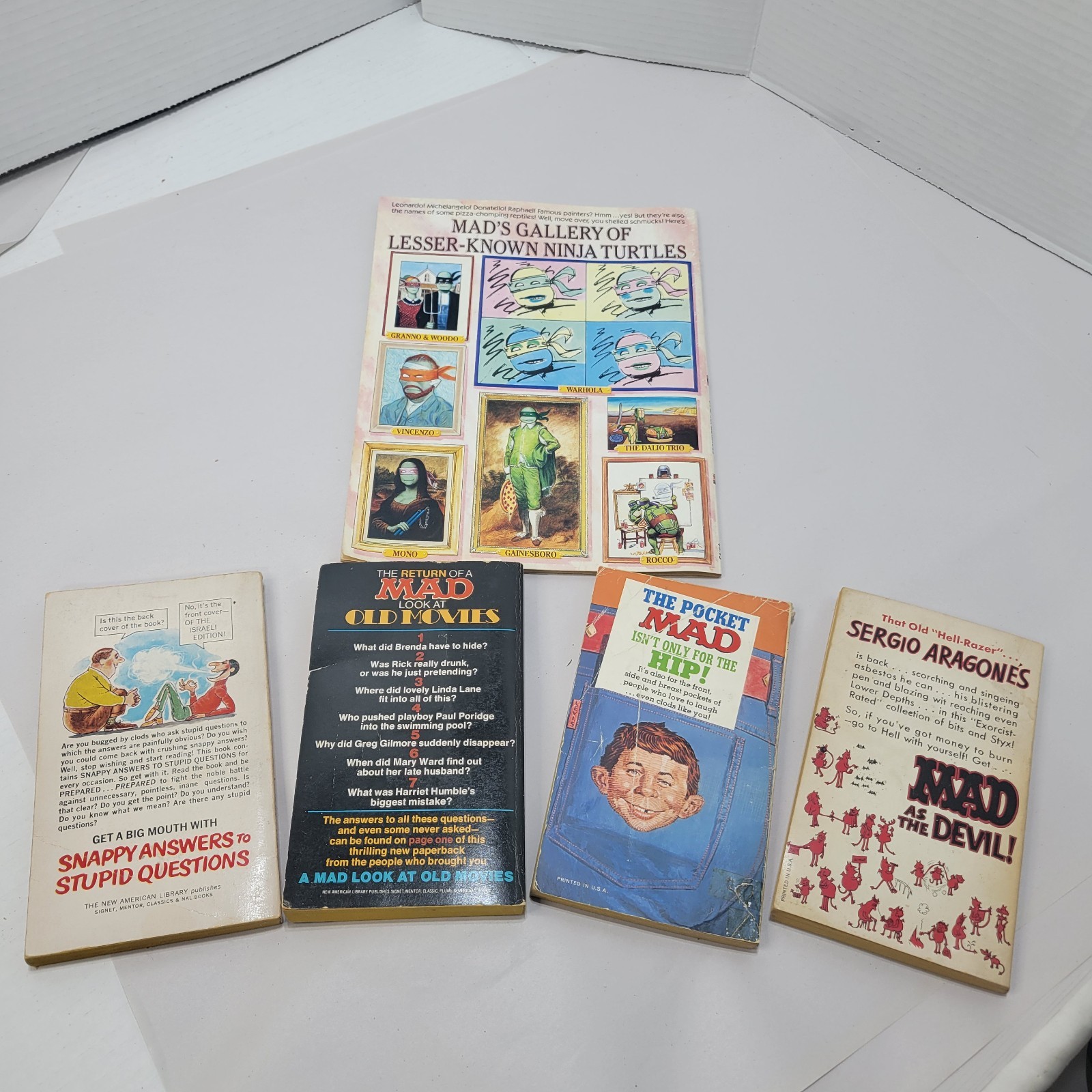 Vintage Mad Magazine Books 70, 80s 90s