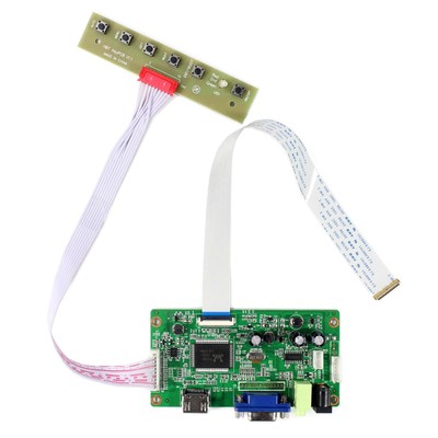 VGA HD MI LCD Controller Board For 13.3'' LQ133M1JX15 1920x1080  LCD Panel