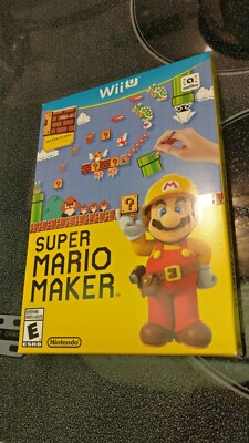1x AUTHENTIC Super Mario Maker Bundle BIG BOX- Wii U - TESTED&WORKING - COMPLETE