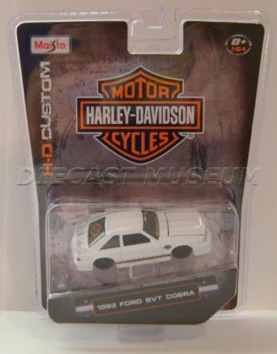 1993 '93 FORD MUSTANG SVT HARLEY DAVIDSON MOTOR CYCLES BIKE DIECAST HD CUSTOMS
