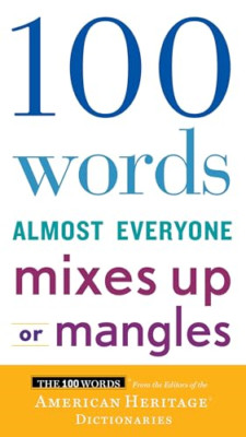 100 Wörter Almost Everyone Mixes Up oder Mangles - Taschenbuch NEUE Firma, Americ 01