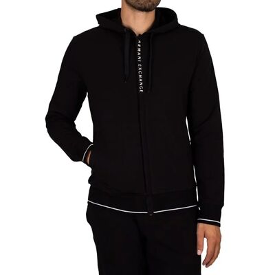 A|X ARMANI EXCHANGE Men's Logo Zipper Full Zip Hooded A|X ARMANI EXCHANGE Men's Logo Zipper Full Zip Hooded