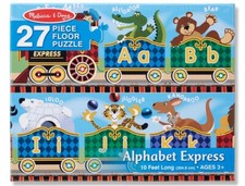 Melissa  Doug Alphabet Express Floor Puzzle
