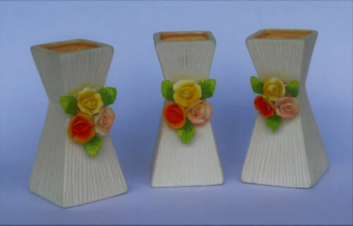 Rechteckige Deko-Blumenvasen fürs aus Keramik