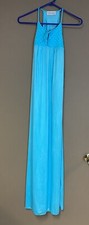 Vintage Vassarette Full Length Nightgown T-back Teal Size Medium NWT
