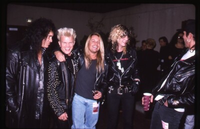 BILLY IDOL Vince Neil GENE SIMMONS Duff McKagan TOMMY LEE Nov 1991
