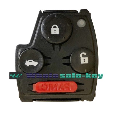 Replacement Remote Shell Case For 2004-2007 Honda Accord Key Fob - Black Cover, No Programming Needed