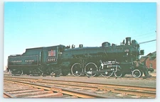 Postcard Canadian Pacific 1201 Last Class G5-a CPR Angus Shops Montreal Canada