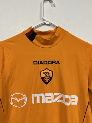 Authentic Mazda Diadora AS Roma Italy Soccer Jersey Shirt Sz