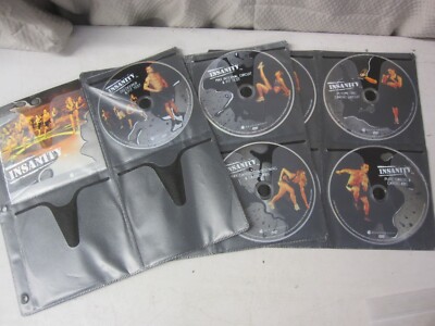 Beachbody: Insanity Workout Series 2009 Cardio Exercise Fitness DVD - 7 Disk Set