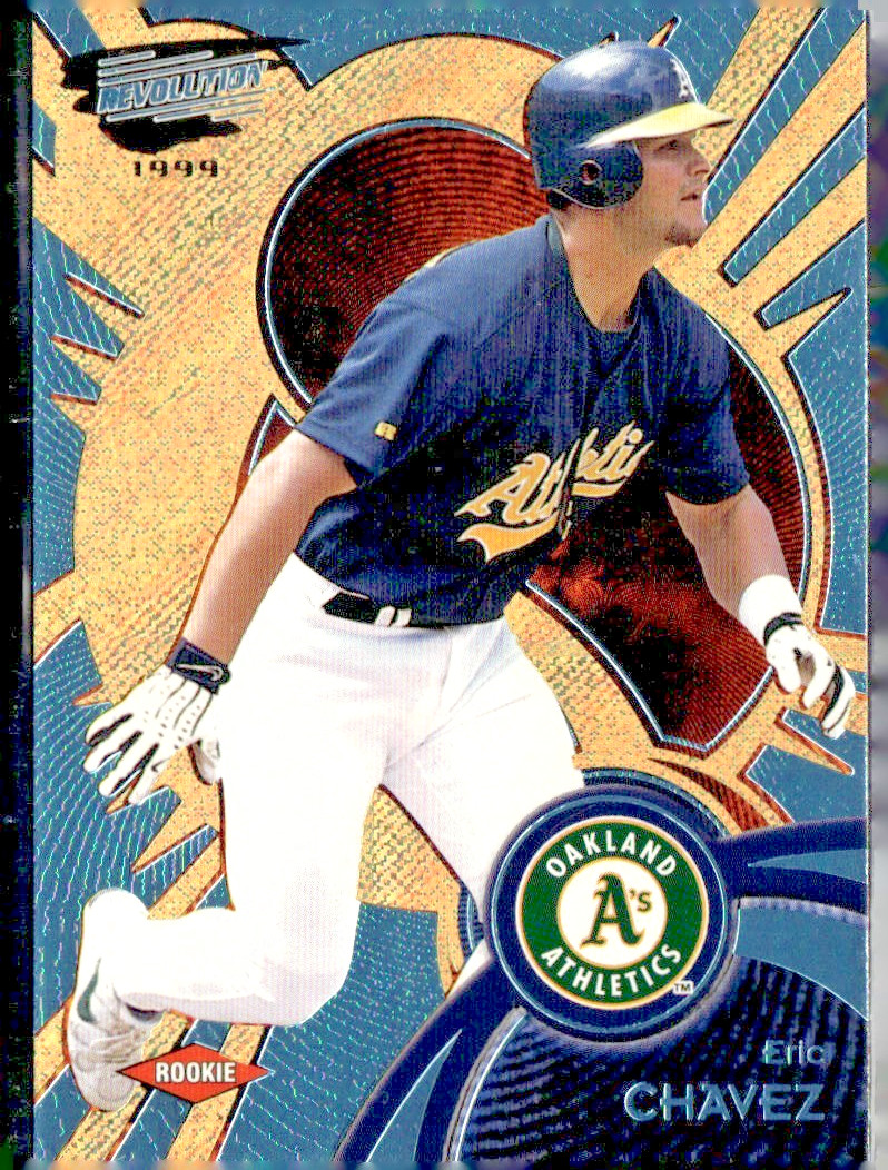 1999 PACIFIC REVOLUTION SHADOW SER ROOKIE BLANK SERIAL #100 ERIC CHAVEZ A'S 1/1