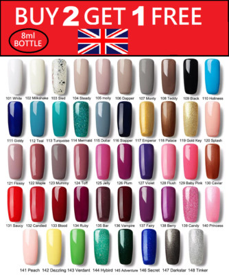 PHOERA  NAGELGELGELGELPOLITUR EINWEICHEN UV LED MANIKÜRE KUNST BASIS TOP GEHÄRTETER MANTEL UK