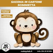 Scimmia sagoma cartone bambini cartoni animati