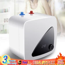 Compact Mini-Tank Storage 8L 110V 1500W Instant Electric Hot Water Heater Shower