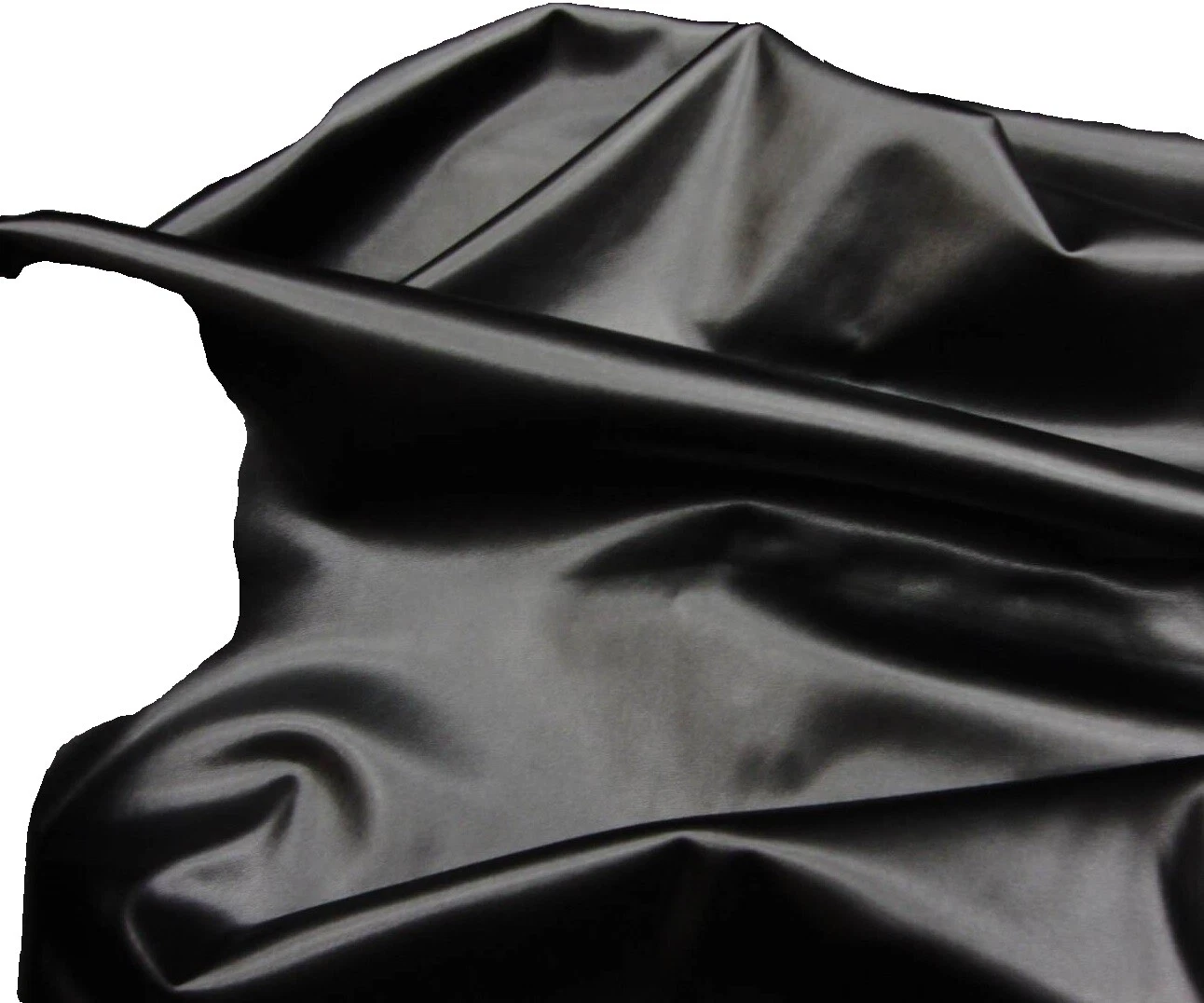 Faux Leather Black Apparel-Loungewear Craft Fabrics